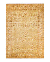 One-of-a-Kind Imported Hand-knotted Area Rug  - Green, 6' 3" x 8' 10" - Modern Rug Importers