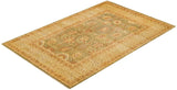 One-of-a-Kind Imported Hand-knotted Area Rug  - Green, 6' 3" x 9' 6" - Modern Rug Importers