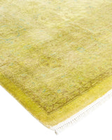 One-of-a-Kind Imported Hand-knotted Area Rug  - Green,  7' 10" x 10' 5" - Modern Rug Importers