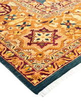 One-of-a-Kind Imported Hand-knotted Area Rug  - Green, 8' 0" x 9' 9" - Modern Rug Importers