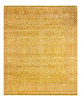 One-of-a-Kind Imported Hand-knotted Area Rug  - Green,  8' 2" x 9' 10" - Modern Rug Importers