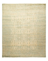One-of-a-Kind Imported Hand-knotted Area Rug  - Green, 8' 2" x 9' 7" - Modern Rug Importers