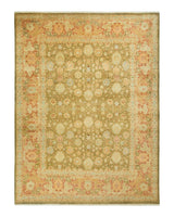 One-of-a-Kind Imported Hand-knotted Area Rug  - Green, 8' 3" x 10' 10" - Modern Rug Importers