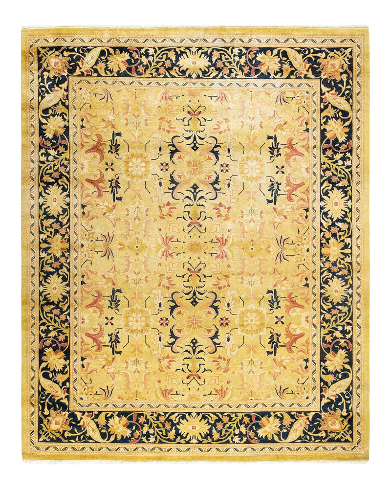 One-of-a-Kind Imported Hand-knotted Area Rug  - Green,  8' 3" x 10' 2" - Modern Rug Importers