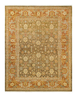 One-of-a-Kind Imported Hand-knotted Area Rug  - Green, 8' 3" x 10' 5" - Modern Rug Importers