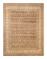 One-of-a-Kind Imported Hand-Knotted Area Rug  - Green, 8' 3" x 10' 5" - Modern Rug Importers