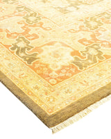 One-of-a-Kind Imported Hand-knotted Area Rug  - Green,  8' 4" x 13' 6" - Modern Rug Importers