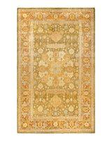 One-of-a-Kind Imported Hand-knotted Area Rug  - Green,  8' 6" x 13' 7" - Modern Rug Importers