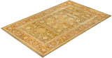 One-of-a-Kind Imported Hand-knotted Area Rug  - Green,  8' 6" x 13' 7" - Modern Rug Importers