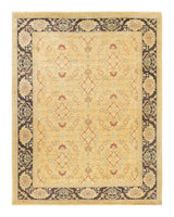 One-of-a-Kind Imported Hand-knotted Area Rug  - Green, 9' 1" x 11' 9" - Modern Rug Importers