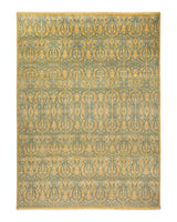 One-of-a-Kind Imported Hand-knotted Area Rug  - Green, 9' 2" x 12' 6" - Modern Rug Importers