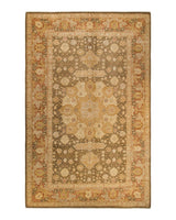 One-of-a-Kind Imported Hand-knotted Area Rug  - Green,  9' 3" x 14' 10" - Modern Rug Importers