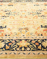One-of-a-Kind Imported Hand-Knotted Area Rug  - Green, 9' 4" x 12' 2" - Modern Rug Importers