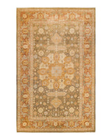 One-of-a-Kind Imported Hand-knotted Area Rug  - Green,  9' 4" x 14' 10" - Modern Rug Importers
