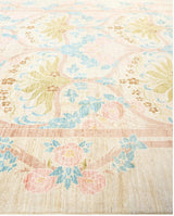 One-of-a-Kind Imported Hand-knotted Area Rug  - Ivory, 10' 1" x 13' 6" - Modern Rug Importers
