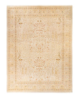 One-of-a-Kind Imported Hand-knotted Area Rug  - Ivory, 10' 1" x 13' 7" - Modern Rug Importers