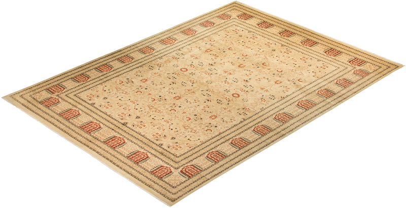 One-of-a-Kind Imported Hand-knotted Area Rug  - Ivory, 10' 2" x 13' 10" - Modern Rug Importers