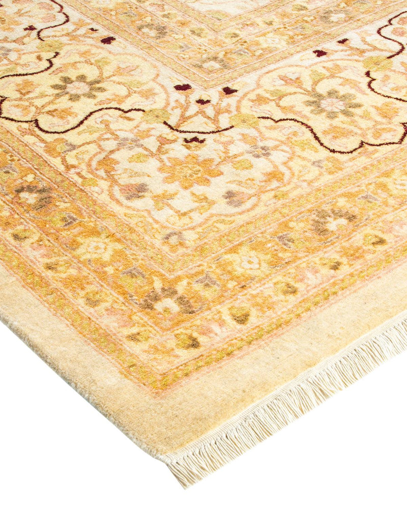 One-of-a-Kind Imported Hand-knotted Area Rug  - Ivory,  10' 3" x 13' 8" - Modern Rug Importers