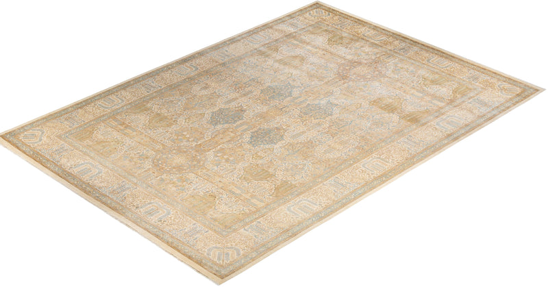 One-of-a-Kind Imported Hand-knotted Area Rug  - Ivory,  10' 3" x 14' 9" - Modern Rug Importers