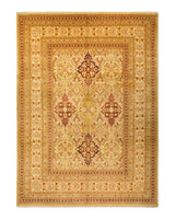 One-of-a-Kind Imported Hand-knotted Area Rug  - Ivory, 10' 4" x 13' 10" - Modern Rug Importers