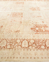 One-of-a-Kind Imported Hand-knotted Area Rug  - Ivory, 12' 5" x 17' 10" - Modern Rug Importers