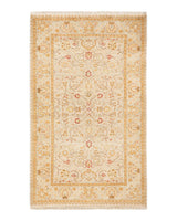 One-of-a-Kind Imported Hand-knotted Area Rug  - Ivory, 3' 2" x 5' 1" - Modern Rug Importers