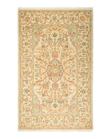 One-of-a-Kind Imported Hand-knotted Area Rug  - Ivory, 3' 3" x 5' 1" - Modern Rug Importers