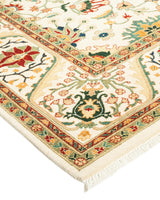 One-of-a-Kind Imported Hand-knotted Area Rug  - Ivory, 4' 10" x 6' 9" - Modern Rug Importers