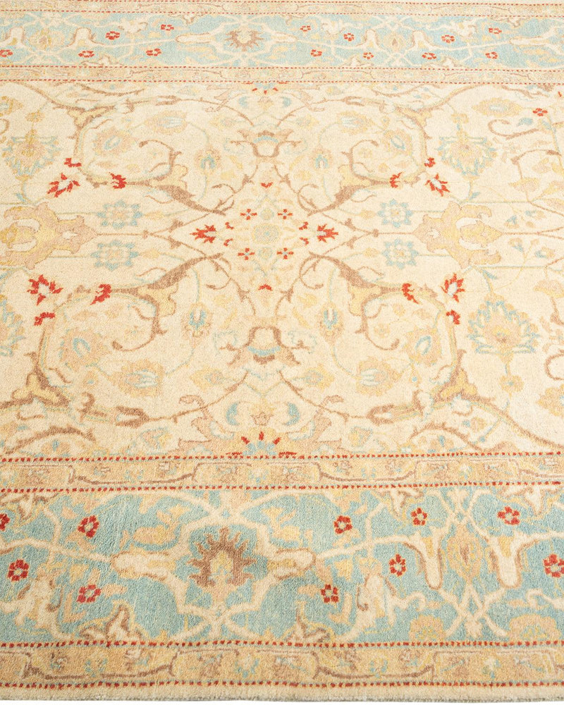 One-of-a-Kind Imported Hand-knotted Area Rug  - Ivory, 4' 2" x 6' 7" - Modern Rug Importers