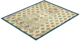 One-of-a-Kind Imported Hand-knotted Area Rug  - Ivory, 4' 3" x 5' 3" - Modern Rug Importers