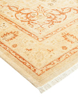 One-of-a-Kind Imported Hand-knotted Area Rug  - Ivory, 4' 8" x 7' 3" - Modern Rug Importers