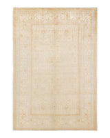 One-of-a-Kind Imported Hand-knotted Area Rug  - Ivory, 5' 10" x 8' 10" - Modern Rug Importers