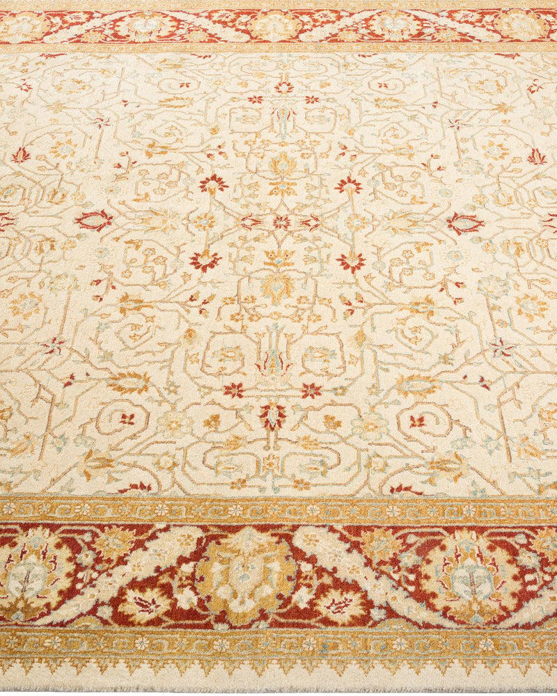 One-of-a-Kind Imported Hand-knotted Area Rug  - Ivory, 5' 2" x 8' 2" - Modern Rug Importers