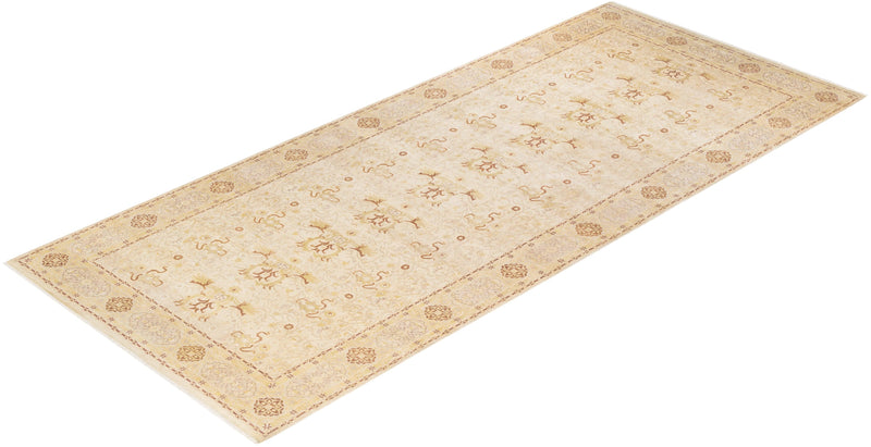 One-of-a-Kind Imported Hand-knotted Area Rug  - Ivory, 6' 0" x 13' 4" - Modern Rug Importers