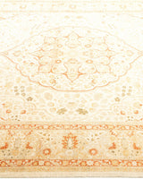 One-of-a-Kind Imported Hand-knotted Area Rug  - Ivory, 6' 0" x 8' 9" - Modern Rug Importers