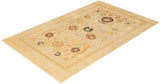 One-of-a-Kind Imported Hand-knotted Area Rug  - Ivory, 6' 0" x 9' 5" - Modern Rug Importers