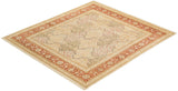 One-of-a-Kind Imported Hand-knotted Area Rug  - Ivory, 6' 1" x 6' 8" - Modern Rug Importers