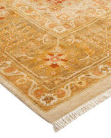 One-of-a-Kind Imported Hand-knotted Area Rug  - Ivory, 6' 1" x 8' 10" - Modern Rug Importers