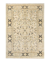 One-of-a-Kind Imported Hand-Knotted Area Rug  - Ivory, 6' 1" x 8' 8" - Modern Rug Importers