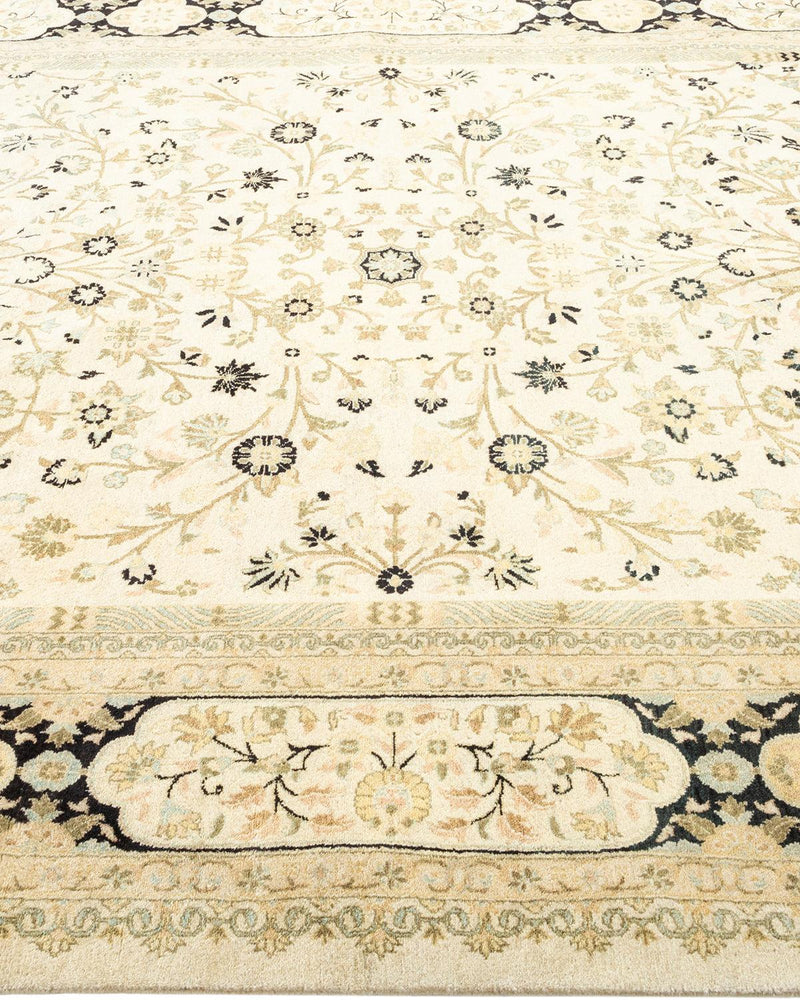 One-of-a-Kind Imported Hand-Knotted Area Rug  - Ivory, 6' 1" x 8' 8" - Modern Rug Importers