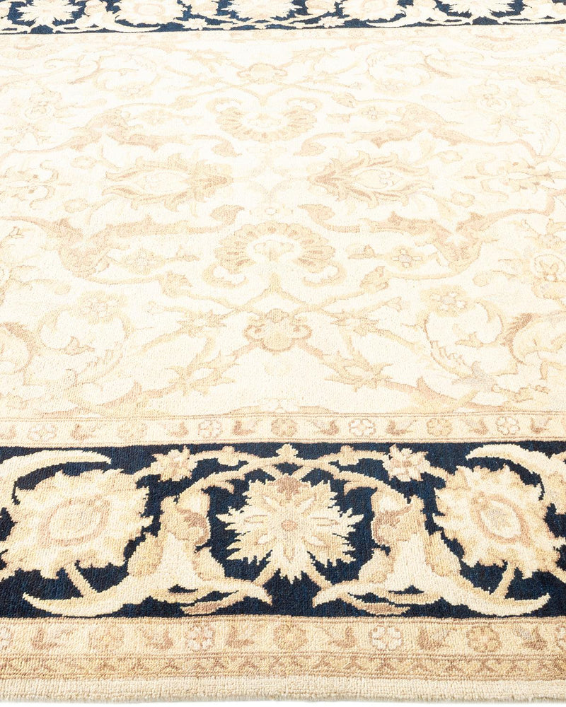 One-of-a-Kind Imported Hand-knotted Area Rug  - Ivory, 6' 1" x 9' 4" - Modern Rug Importers