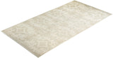 One-of-a-Kind Imported Hand-knotted Area Rug  - Ivory, 6' 2" x 12' 1" - Modern Rug Importers