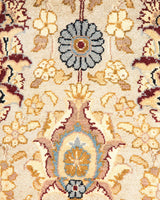One-of-a-Kind Imported Hand-knotted Area Rug  - Ivory, 6' 2" x 6' 5" - Modern Rug Importers