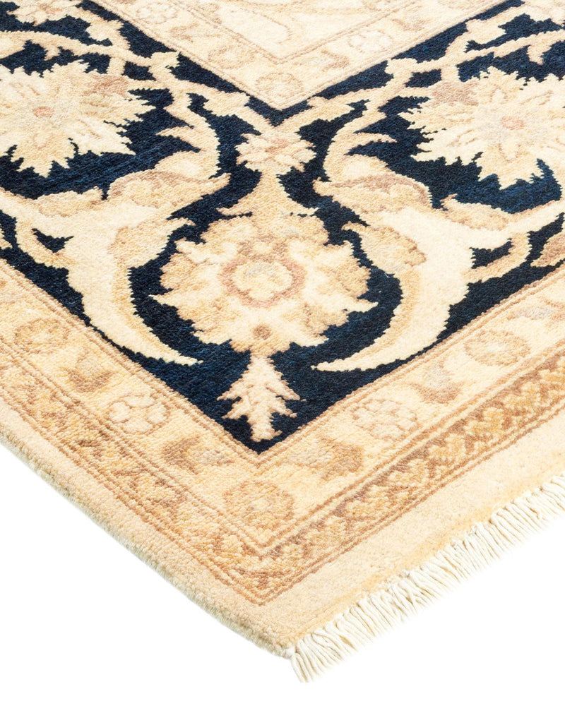 One-of-a-Kind Imported Hand-knotted Area Rug  - Ivory, 6' 2" x 8' 10" - Modern Rug Importers