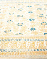One-of-a-Kind Imported Hand-knotted Area Rug  - Ivory,  6' 2" x 9' 0" - Modern Rug Importers