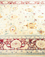 One-of-a-Kind Imported Hand-knotted Area Rug  - Ivory,  6' 2" x 9' 1" - Modern Rug Importers