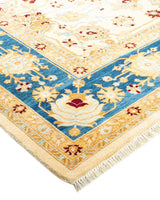 One-of-a-Kind Imported Hand-knotted Area Rug  - Ivory,  6' 2" x 9' 9" - Modern Rug Importers
