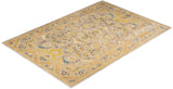 One-of-a-Kind Imported Hand-knotted Area Rug  - Ivory, 6' 3" x 8' 10" - Modern Rug Importers