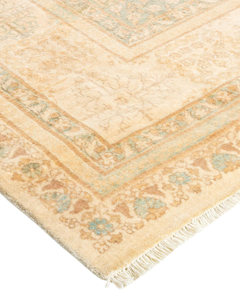One-of-a-Kind Imported Hand-knotted Area Rug  - Ivory, 6' 3" x 8' 9" - Modern Rug Importers