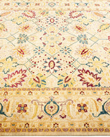 One-of-a-Kind Imported Hand-Knotted Area Rug  - Ivory, 6' 3" x 9' 0" - Modern Rug Importers